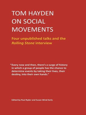 cover image of Tom Hayden on Social Movements